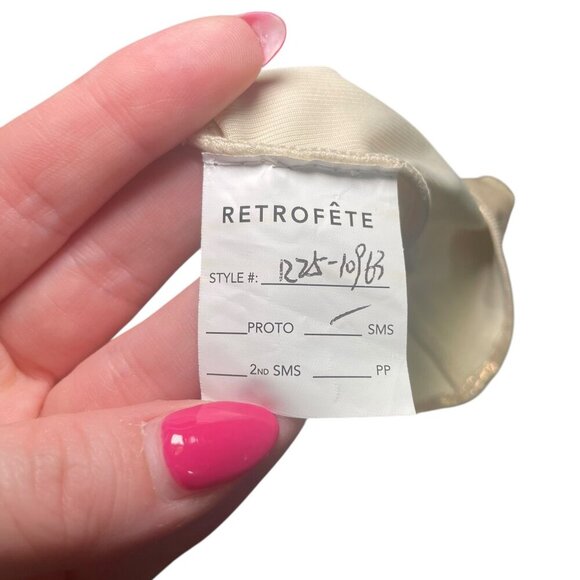 Retrofete Shannon Dress Latte XS Stretchy Bodycon NWT $698 - Picture 10 of 10